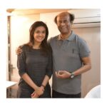 Keerthy Suresh Instagram – Happy Birthday #SUPERSTAR @rajinikanth sir 😊