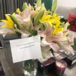 Keerthy Suresh Instagram - This means a lot ..Thank you so much #nagarjuna sir 😊🙏💐 #bouquetlove #sweetgesture #mahanati #overwhelmed #thankful