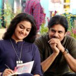 Keerthy Suresh Instagram – Just a glimpse from #PSPK25 Happy Birthday #PawanKalyan sir!