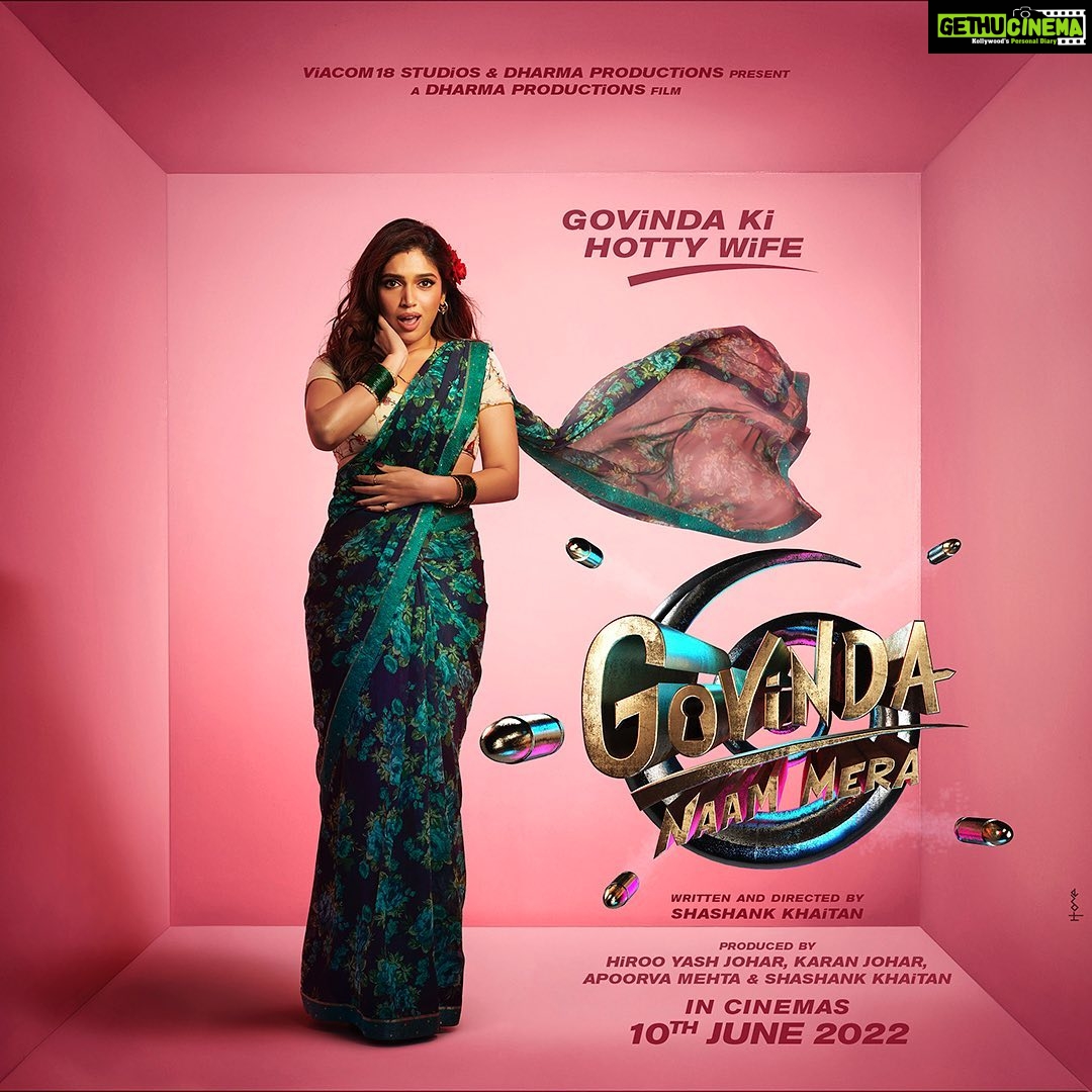 Kiara Advani Instagram - There’s no calm when she’s around! Meet the official Mrs.Waghmare in cinemas on 10th June, 2022 in #GovindaNaamMera. @karanjohar @apoorva1972 @ajit_andhare @vickykaushal09 @bhumipednekar @shashankkhaitan @dharmamovies @viacom18studios @sonymusicindia
