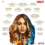 Kiara Advani Instagram – ‪Huge gratitude for all the love you are giving us for #GuiltyOnNetflix and for appreciating my performance. Over the moon reading all your reviews, comments and tweets! Humbled; Thankful and grateful for each of you 🙏🏼❤️‬. This would not have been possible without @karanjohar @apoorva1972 @dharmamovies @ruchinarain @somenmishra @netflix_in Thankyou for making this film ❤️💙💛