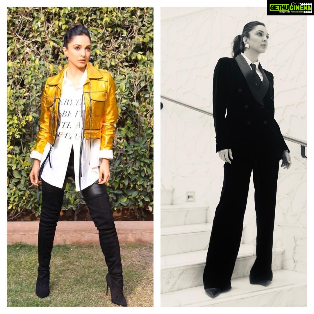 Kiara Advani Instagram - Monochrome or Gold.. Keepin' it Bold😎 @lakshmilehr @makeupbylekha @aasifahmedofficial @savar_9