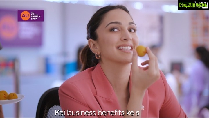 Kiara Advani Instagram - The Badlaav is growing stronger. @aubankindia brings a unique UPI QR, that brings tons of convenience and benefits to small businesses. #BadlaavHumseHai. ❤️ #Ad