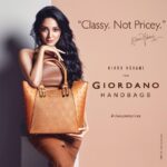 Kiara Advani Instagram - 👜👛💥🤗😍 Super excited to announce my association with Giordano Handbags. It's a brand that reflects my sense of style and is very close to my heart. Giordano handbags are the perfect accessory to elevate any outfit. Shop now at a store near you !!! @giordanoindia @luxxuberance #giordano #giordanohandbags #kiaraforgiordano #handbags #fallfashion #effortlesslystylish #giordanoAW19 #classynotpricey #luxxuberance