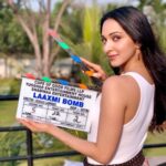 Kiara Advani Instagram - First Day of #LAAXMIBOMB 💥 @shabskofficial @akshaykumar #raghavalawrence @tusshark89 and the journey has just begun 👻🔥