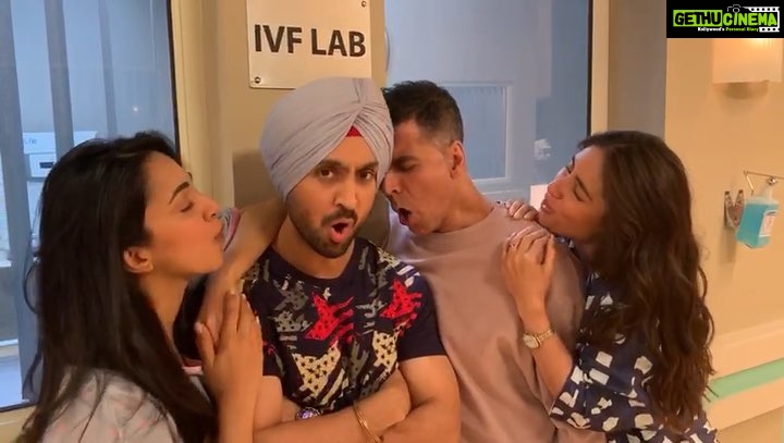 Kiara Advani Instagram - The sound of #GoodNews @akshaykumar @diljitdosanjh #kareenakapoorkhan @raj_a_mehta @karanjohar @dharmamovies