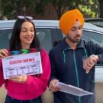 Kiara Advani Instagram - #GoodNews Day 1 @raj_a_mehta @diljitdosanjh 🙌🏼😁💥