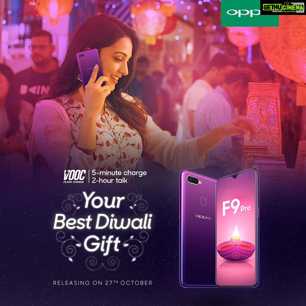 Kiara Advani Instagram - On the go with my #OPPOF9Pro & @mohitsuri to find the #BestDiwaliGift. Stay tuned and discover the surprise on October 27!