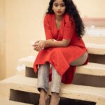 Krisha Kurup Instagram - Who ? . Styling @stay__slay Photography @bharanikumar_ Outfit @sameenasofficial Jewellery @aaranyarentaljewellery Makeup @makeupby_kiruthiga