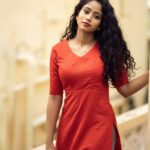 Krisha Kurup Instagram - #swagger Styling @stay__slay Photography @bharanikumar_ Outfit @sameenasofficial Jewellery @aaranyarentaljewellery Makeup @makeupby_kiruthiga