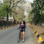 Krisha Kurup Instagram - SOUND ON : When a 90's kid goes cycling bgm has to be #bombayvikings #cliche #weekendvibes
