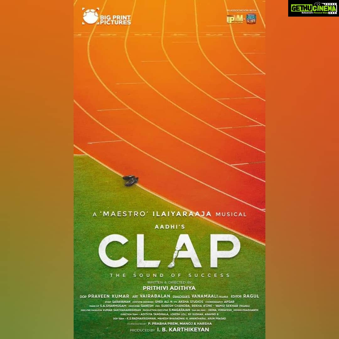 Krisha Kurup Instagram - My next movie titled #CLAP is a bilingual (Tamil and Telugu) movie based on sports. The movie is been directed by @prithivifilmist (Prithivi Aadithya) And produced by BIG PRINT PICTURES (Karthik) Music is by none other than the legendary #illayaraja sir Cast includes @aadhiofficial (Aadhi) @aakankshasingh30 (aakanshasingh) @krishakurup (KRISHA KURUP). The movie revolves around these 3 central characters. Hoping for a great shoot and great outcome. Thank you π