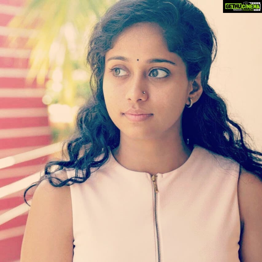 Krisha Kurup Instagram - #madhi #lens #eyes #Golisoda2 #curlyhair #nosering