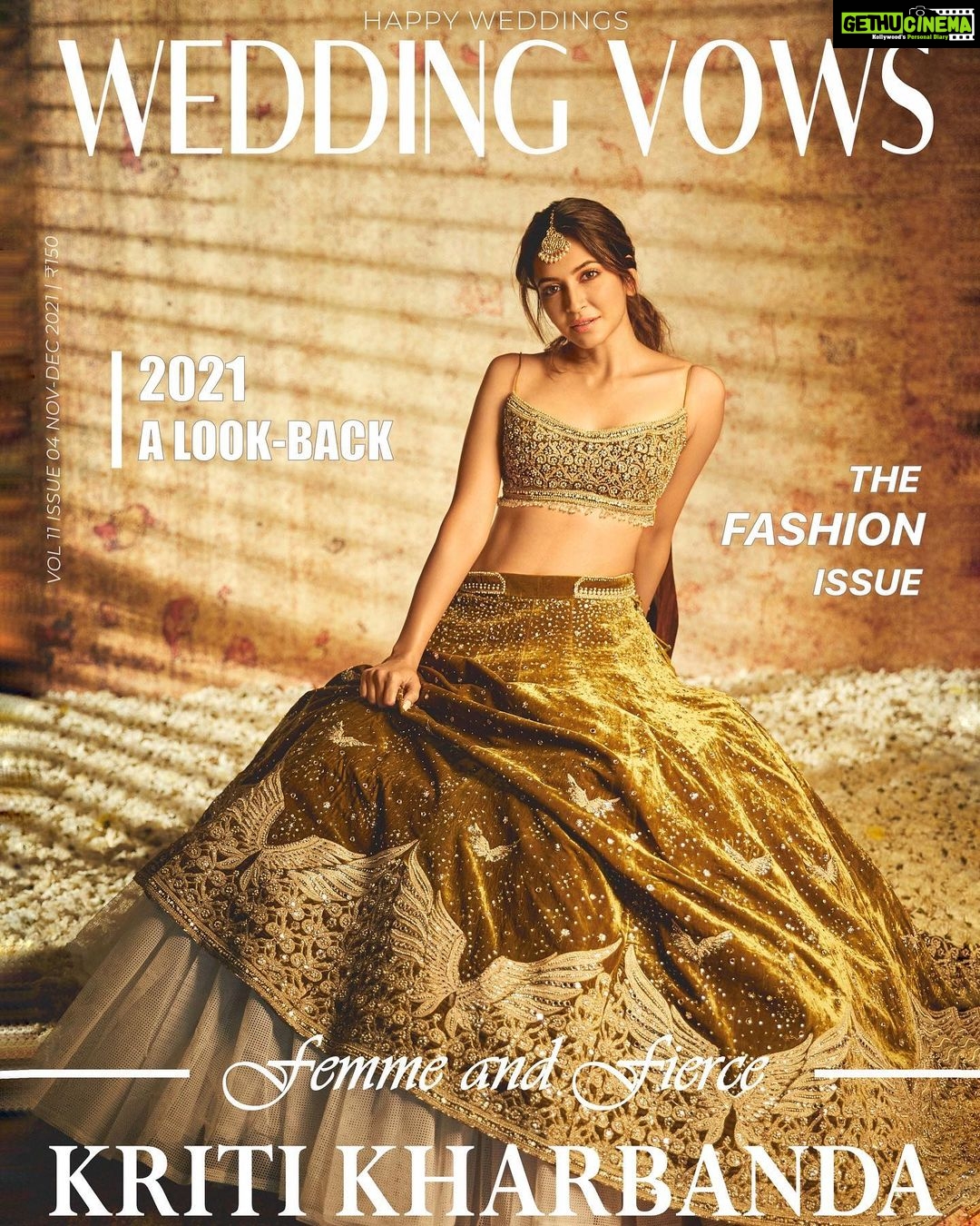 Kriti Kharbanda Instagram - Magazine: @weddingvows.in WV CEO: @itsme_daksh Produced by: @maximus_collabs_ Stylist: @shnoy09 Photographer: @sheldon.santos Make-up: @hinaldattani Hair: @the.mad.hair.scientist Outfit: @matsyaworld Jewellery: @mayasanghavijewels Art: @iammanisha11 @shnoy09 Location: @maximusstudiomumbai Decor: @oyster_studio Managed by: @rounddclockentertainment Team WV: @nadiiaamalik