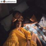 Kriti Kharbanda Instagram - Me and you, just us two ❤️ #Repost @pulkitsamrat with @make_repost ・・・ Camping is fun when the company is 😍 . @kriti.kharbanda 💕