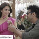 Kriti Kharbanda Instagram – #Repost @aneesbazmee with @get_repost
・・・
Pyaar ke chakkar mein pagal ho jaate hai kuch log… Catch Janvi aur Chandu ki pyaar bhari #PagalpantiMoments.  @kriti.kharbanda @pulkitsamrat #pagalpanti