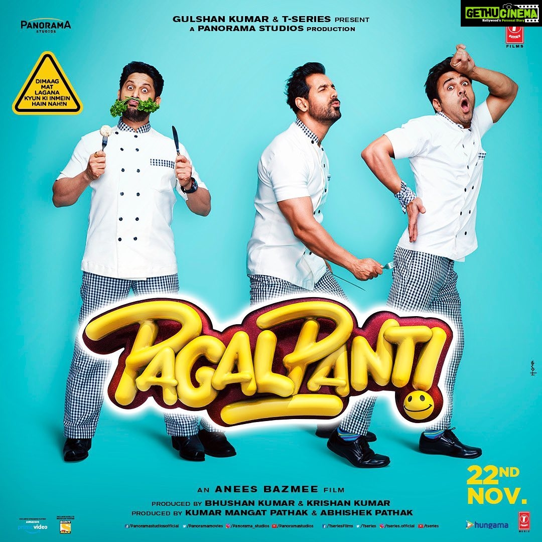 Kriti Kharbanda Instagram - Inki daal mein hamesha kuch kaala hota hai 😜 Their #PagalpantiMoments are crazy, what’s yours? #pagalpanti @aneesbazmee @bhushankumar @kumarmangatpathak @abhishekpathakk @anilskapoor @saurabhshuklafilms @thejohnabraham @arshad_warsi @pulkitsamrat @ileana_official @urvashirautela