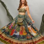 Kriti Kharbanda Instagram - Festive ready with this vibrant piece from @ri_ritukumar @ri_ritukumar #RiRituKumarFW21 #RIWoman