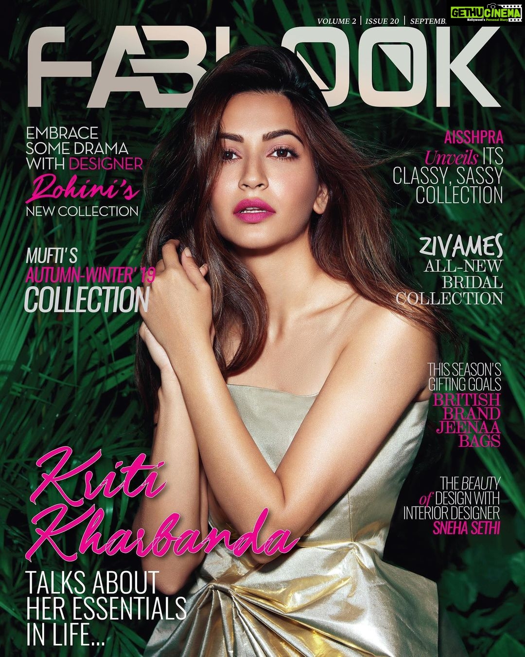 Kriti Kharbanda Instagram - On the cover of @fablookmagazine september issue.. Make up- @heemadattani Hair @hairstories_byseema Interior & decor @sneha_sethi_snu Shot by @rahuljhangiani Manager- @devansh1697 Fablook Managed by @akshat_gutgutia PR - @communiquefilmpr Styled by @milliarora7777 Wearing @rohinigugnani