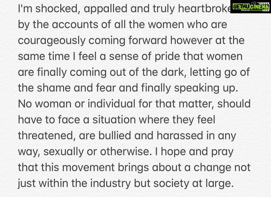 Kriti Kharbanda Instagram - #metoo #india #bethechange