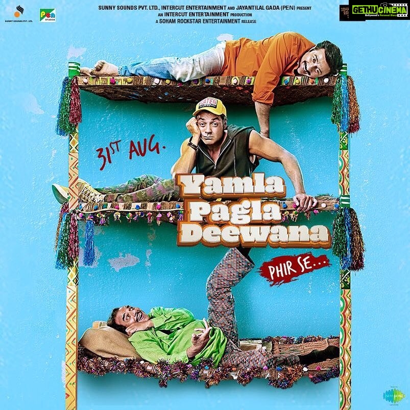 Kriti Kharbanda Instagram - Take life with grain of salt, a slice of lemon and a tequila shot! Hop on to this entertaining journey with us! #YamlaPaglaDeewanaPhirSe @ypdphirse @aapkadharam @iamsunnydeol @iambobbydeol @penmovies #JayantilalGada @saregama_official @sohamrockstrent