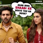 Kriti Sanon Instagram - Why would you even ask that Guddu @kartikaaryan ??🙄🤔 #LukaChuppiTrailer: Link in Bio ‪@kartikaaryan #DineshVijan @laxman.utekar @MaddockFilms #PankajTripathi @aparshakti_khurana #VinayPathak