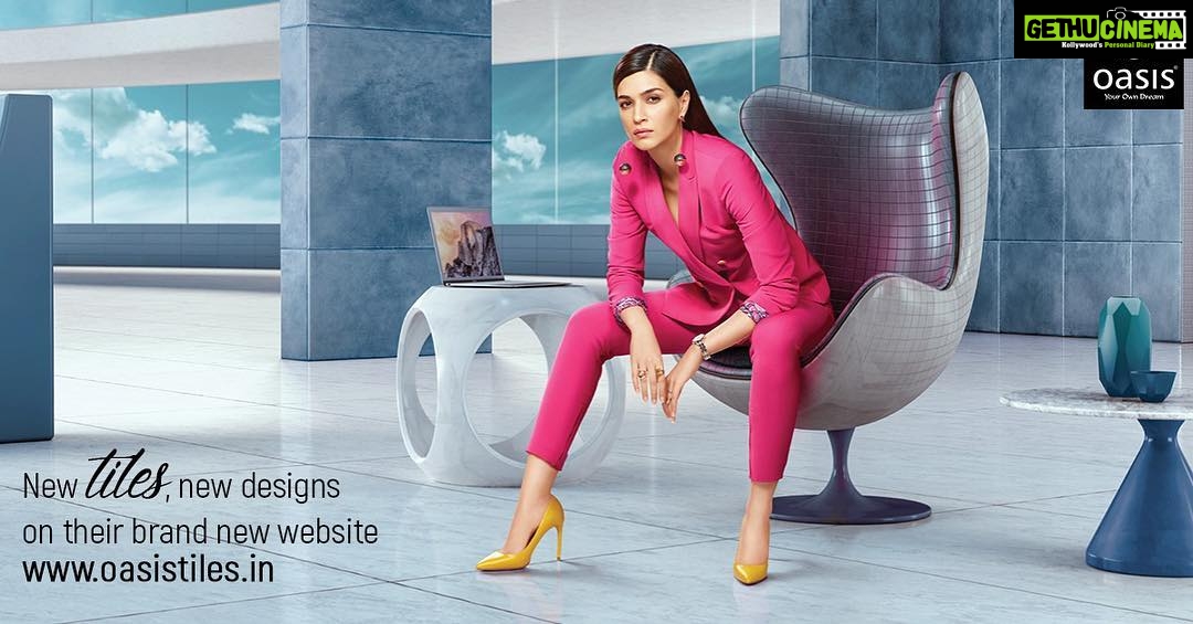 Kriti Sanon Instagram - Oasis Tiles's new home has just been inaugurated. Head over to their website (www.oasistiles.in) now for amazing insights on designing your home with their collection of beautiful tiles! Find the link in my bio! @oasis_tiles #OasisTiles #Tiles #TileDesign #Website #NewWebsite #Flooring #FlooringTiles #WallTiles #DesignTiles #TilesLover #Home #Designing #Tiling #Floors #Interior #InteriorDesign #HomeDecor #InteriorDecor