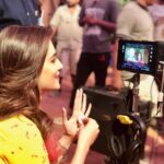 Kriti Sanon Instagram - On the sets of #ArjunPatiala !! 🎬 P.S. I’m smiling at the scene (not myself🙈) @maddockfilmsofficial
