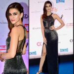 Kriti Sanon Instagram - Thank you @hellomagindia for the Rising Star of the Year award!! ⭐️♥️ last year was truly Barfi-licious !! Wearing @sharnitanandwana 🖤 Styled by @alliaalrufai Makeup by @13kavitadas Hair by @aasifahmedofficial