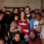Kriti Sanon Instagram - 1st schedule wrap of #ArjunPatiala !! 💃🏻💜 #Dinoo @sharadakarki @rohitjugraj @maddockfilmsofficial