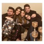 Kriti Sanon Instagram - Holding onto each other.. #TeamLikeFamily ❤️❤️ thankss @sukritigrover for last night! Love ya guys!! @adrianjacobsofficial @aasifahmedofficial @ayeshoe