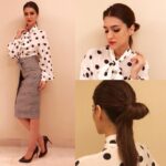 Kriti Sanon Instagram - Today was definitely a Black-White-Grey kinda day!! Styled by @sukritigrover Hair @aasifahmedofficial Make Up @adrianjacobsofficial Assisted by @akansha.27