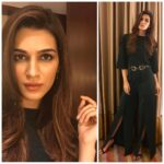 Kriti Sanon Instagram – Last evening in Ahmedabad in this forest green outfit by @lolabysumanb 💚💚
Styled by @sukritigrover 
Makeup by @adrianjacobsofficial 
Hair by @aasifahmedofficial 
Chaos management: @ayeshoe 😂