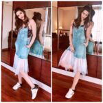 Kriti Sanon Instagram - In @_purple_paisley_ today! Love Denim! 💙💙 Styled by @sukritigrover Makeup by @adrianjacobsofficial Hair by @aasifahmedofficial