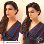 Kriti Sanon Instagram - #Repost @adrianjacobsofficial with @repostapp ・・・ @kritisanon in #Agra for #johnsonandjohnson #event hair @aasifahmedofficial styled by @sukritigrover managed by @ayeshoe #makeup #makeupbyadrian #makeupbyjacobsadrian #instabollywood #instamakeup #instamakeuplovers