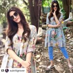 Kriti Sanon Instagram - #Repost @sukritigrover with @repostapp ・・・ Repost from @style.cell @TopRankRepost #TopRankRepost @kritisanon in @ilovepero dress Jeans @zara slides @themiraki Jewellery @studioverandah Styled by @sukritigrover @style.cell Hair @aasifahmedofficial @makeupbyadrianjacobs #sukritigroverforstylecell #kritisanon #bareillykibarfi