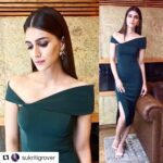 Kriti Sanon Instagram - #Repost @sukritigrover with @repostapp ・・・ @kritisanon in @official_rutuneeva @elevate_promotions @outhousejewellery for @iifa press con in Delhi Styled by @sukritigrover @style.cell Make Up @adrian_kirk_jacobs Hair @aasifahmedofficial #sukritigroverforstylecell #iifa #kritisanon