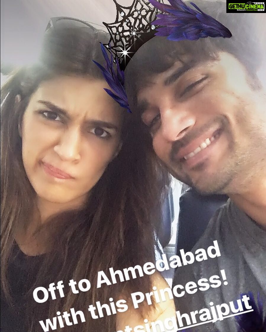 Kriti Sanon Instagram Off to Ahmedabad with this Princess
