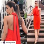 Kriti Sanon Instagram – Today for Sabse Bada Kalakar! #Raabta 
#Repost @sukritigrover with @repostapp
・・・
Bringing Sexy Back @kritisanon in tangerine @gauriandnainika heels @vanillamoonshoes Earrings @outhousejewellery Styled by @anaitashroffadajania @sukritigrover @style.cell Hair @aasifahmedofficial @jacobsadrian #raabta #stylecell #kritisanon @sabse_bada_kalakar