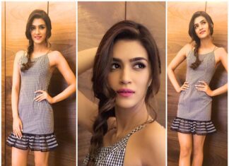 Kriti Sanon Instagram - Today for Promotions!! Styled by @anaitashroffadajania @sukritigrover @style.cell , makeup by @jacobsadrian , hair by @aasifahmedofficial