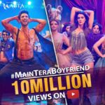 Kriti Sanon Instagram – Wooahhh!!! 10Million views within 48hrs!! #MainTeraBoyfriend on my mind.. What about u? 😜 @sushantsinghrajput #Raabta