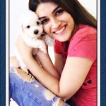 Kriti Sanon Instagram - I felt #MyRaabta with my munchkin Disco the moment I held him for the first time! Who or what is your Raabta with? Post by using #MyRaabta and get a chance to meet #ShivAndSaira @sushantsinghrajput