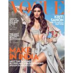 Kriti Sanon Instagram - Vogue April 2017 issue! My first- had to be special! 💃🏻❤️ Styled by the fabbb @anaitashroffadajania shot by @luismonteirophotography Hair & Makeup by Bianca Hartkopf/MMG Artist @biancahartkopf ,Shot at Rattray's on Mala Mala Game Reserve, South Africa. Wearing Kalita, Tarun Tahiliani, En Inde, Monies, Dana Levy