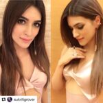 Kriti Sanon Instagram - One for details! ;) #Repost @sukritigrover with @repostapp ・・・ One for details !!!! Jewellery @minerali_store @outhousejewellery Hair @aasifahmedofficial Make Up @jacobsadrian Styled by @sukritigrover @style.cell #sukritigroverforstylecell #stylecell #kritisanon #lolabysuman #femina