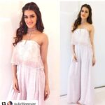 Kriti Sanon Instagram - #Repost @sukritigrover with @repostapp ・・・ @kritisanon 🌸🌸🌸 in @babitamalkani shoes @charleskeithofficial jewellery @minerali_store (ring) Hair by @aasifahmedofficial Make Up @jacobsadrian Styled by @sukritigrover @style.cell for @dabbooratnani 2017 calendar launch #sukritigroverforstylecell #stylecell #kritisanon #dabbooratnani #babitamalkani