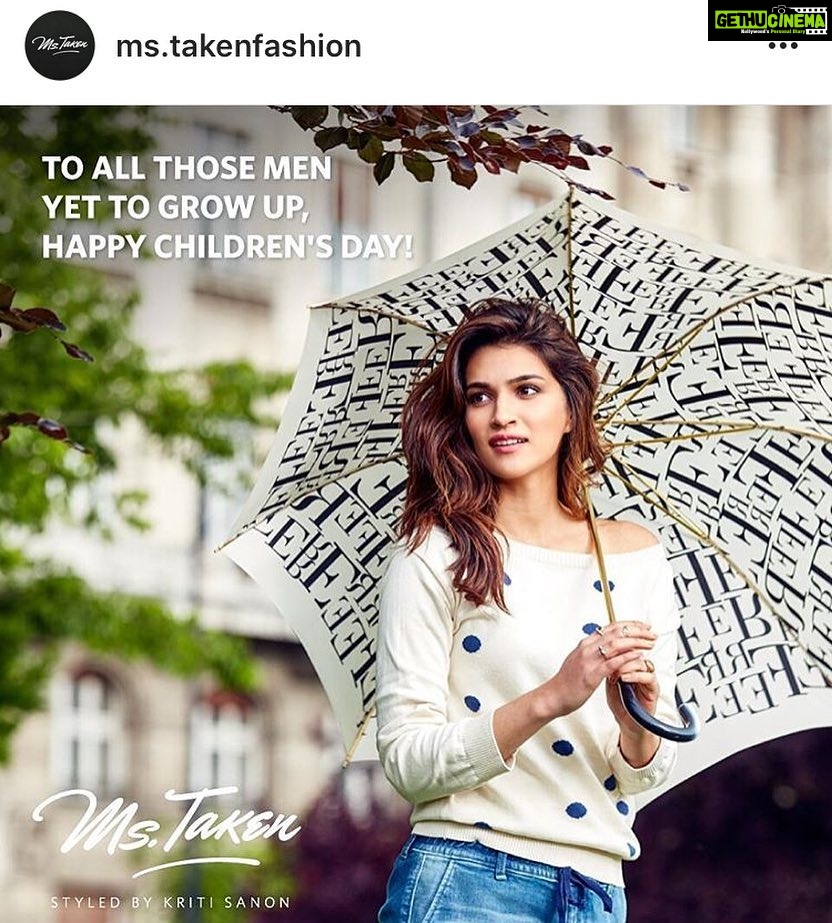 Kriti Sanon Instagram - Happy Children's Day ;) #Ms.Taken