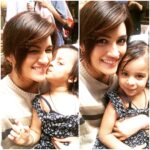 Kriti Sanon Instagram - This cute lil fan has been roaming arnd the set everyday n she is adorable!! ❤️❤️ #lucknow #lovekids #BareillykiBarfi