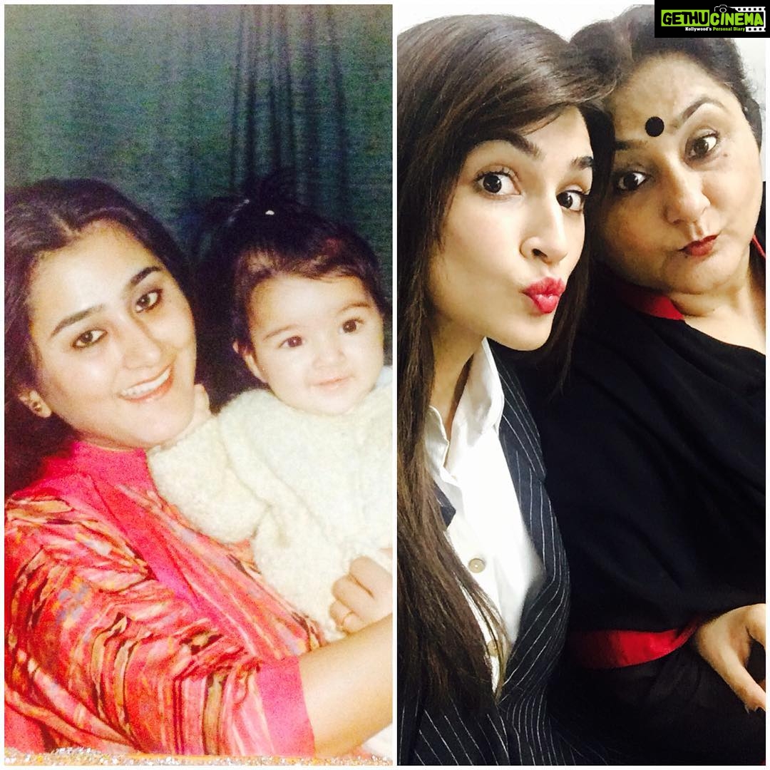 Kriti Sanon Instagram - Happy birthday to the cutest mom ever! Love you Mumma!!❤️❤️ @geeta_sanon you are the stress-taker as well as the stress-buster of our family! Cant do without u!! Muuuahhh
