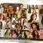 Kriti Sanon Instagram - Thank u Aira for this lovely gift! So much love from these lil fans in Lucknow makes me feel special! Love you all! 🤗😘
