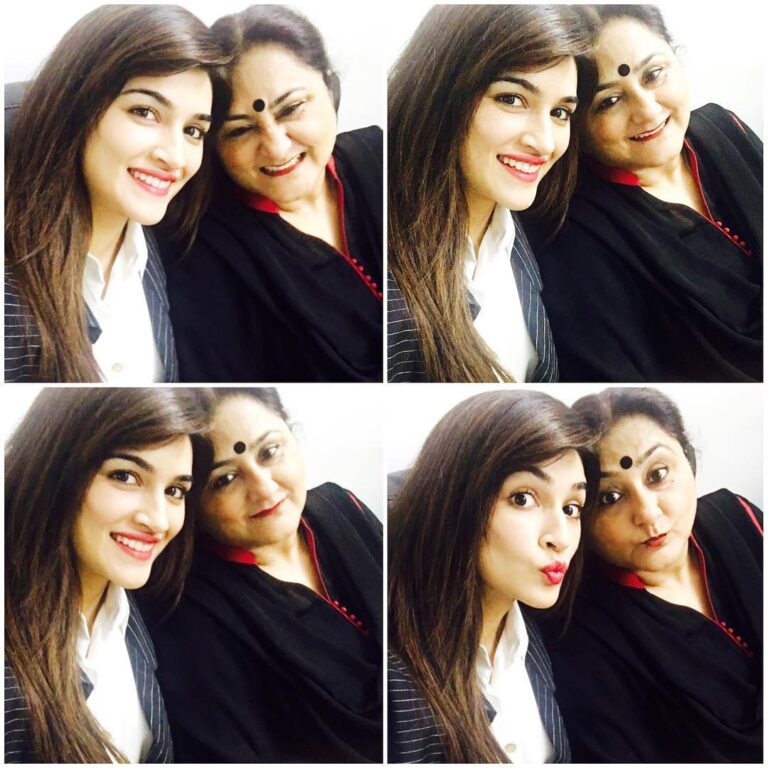 Kriti Sanon Instagram - Wen ur mom makes more faces than you!! 🙈😁#adaywithmommy @geeta_sanon